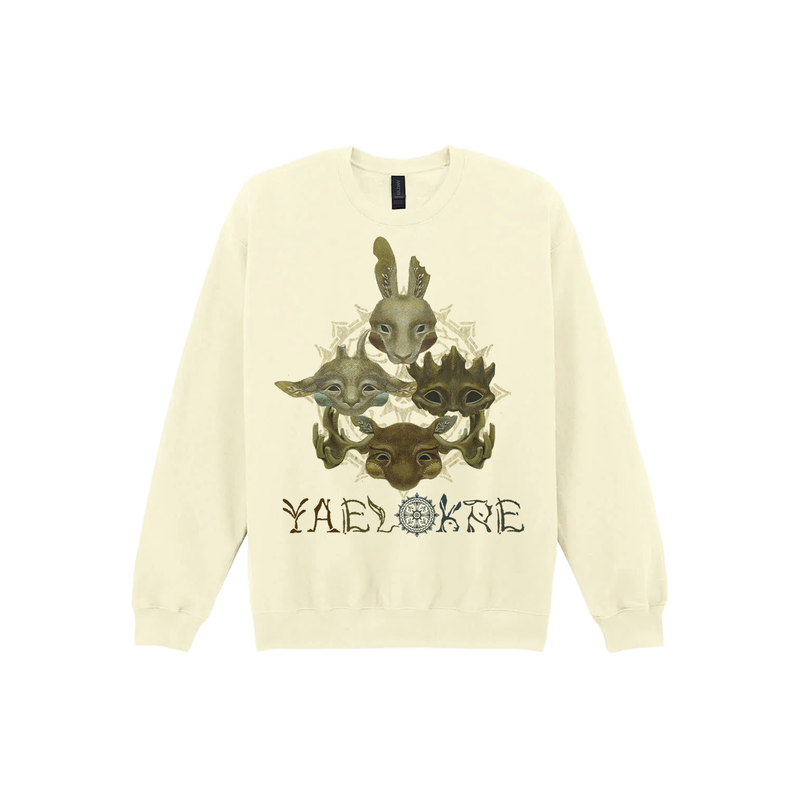 The Lark (Masks) Cream Sweatshirt